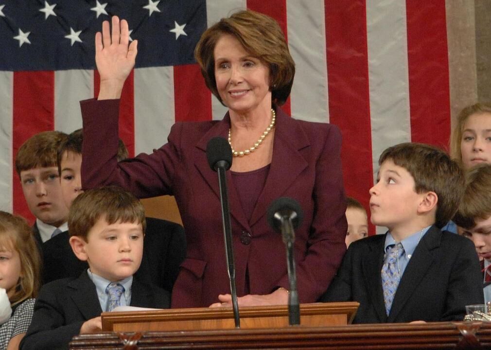 2007: First woman Speaker of the House takes the gavel